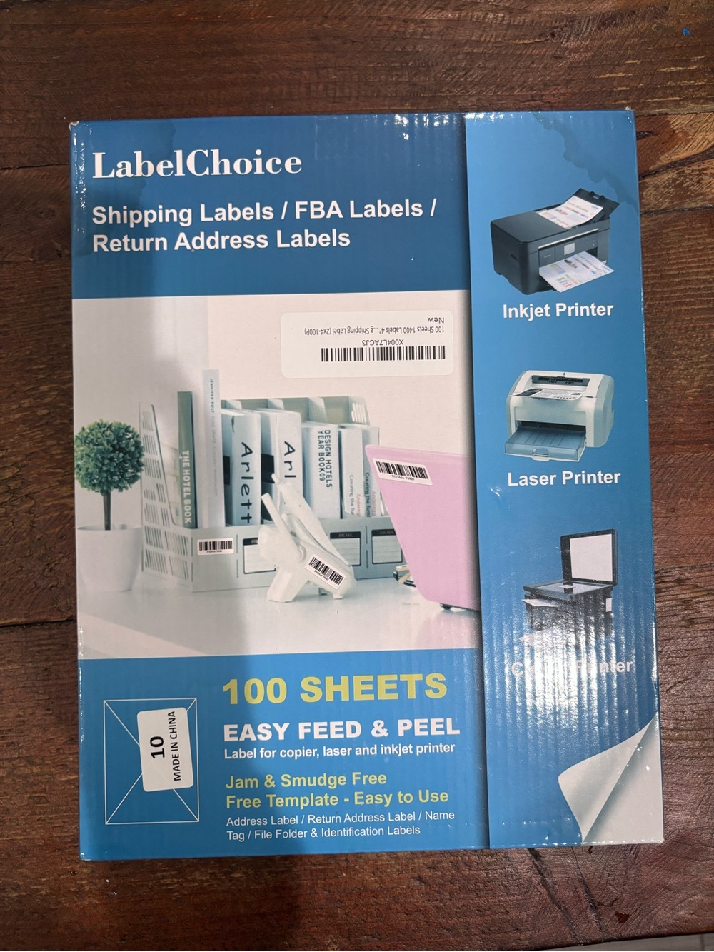 LabelChoice Shipping Labels/FBA Labels/Return Address Labels 99 Sheets 1.5x1.5
